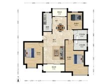 省税必看 明星小区 板式南北通 飞机户型 有产权车位 高区