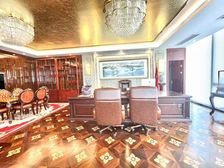 民族大道地铁口华润大厦豪华装修1488平 带全套家具 电梯口