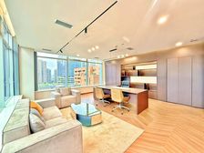 超甲整层豪装 带食堂!10隔间80工位 超低公摊丨周末有空调