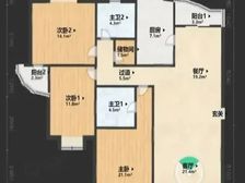 王炸户型 一梯两户 南北通透三阳台!