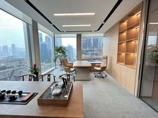 江北嘴时代金融中心(俊豪)豪华精装7个隔间28工位丨轻轨出口