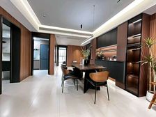 黄石港万达华府,123平意式风格边户。3房2卫采光好