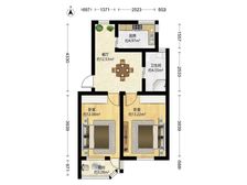 新长征花苑 65.44平2居 南北向中装修 拎包入住