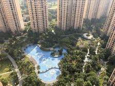 天熙南北对流双阳台望小区游泳池景观