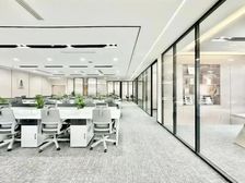 金融城地铁口!7隔间40工位·艺术装修丨落地窗·无遮挡视野!