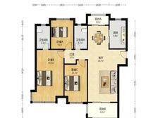 保利新武昌K4地块 3室2厅 129.31平
