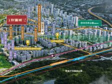 财富城二期 精装3室2厅2卫 看公园美景 3地铁+公园+实验