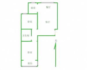 领秀紫晶城 大两居 通透户型 6楼 毛坯有房本可贷款急售