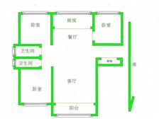 新上已改地暖价格可议秀兰城市美地三室两卫拎包入住