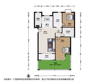 新出大院子车位充足,2房2厅2卫,花园位置,进出方便,地铁口