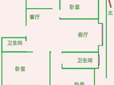 领秀紫晶城 毛坯全明格局大三居 全天采光好 有房本支持贷款