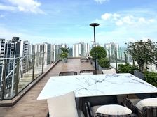 珠海情侣路上的海景顶复“泰盈玖悦湾”实用400平,送天台花园