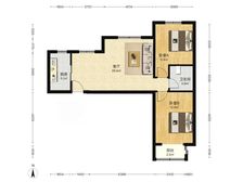 大方居 2室1厅 88.77平