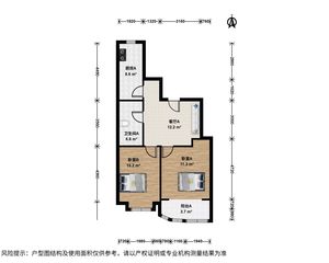万达·逸秀名园·2室·1厅