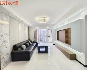 番禺祥安大街小区装修客厅朝南落地窗