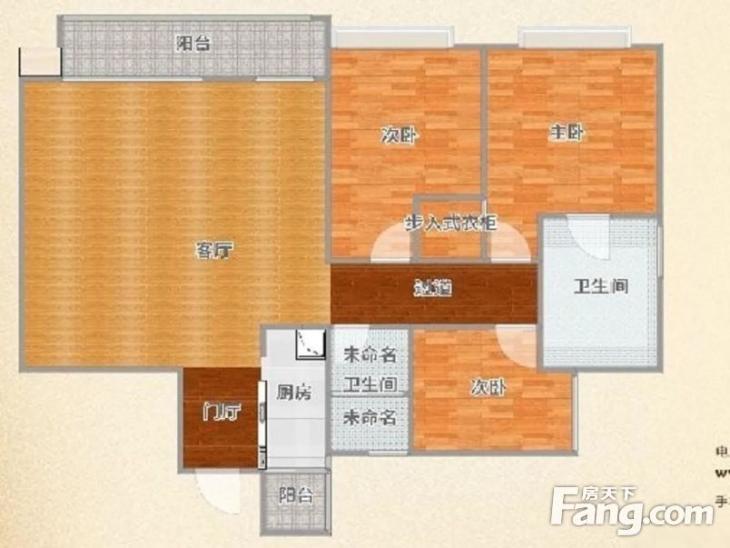 江北区北滨路金融街融景城郦苑豪华装修3室2卫