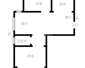 浭阳雅园2室1厅 南北通透 精装修 楼层好