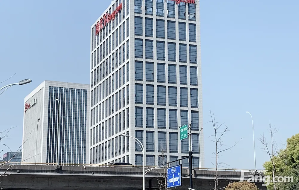 杭州房天下大厦写字楼出租·办公室租赁六号线建业站 阿里网易旁 100