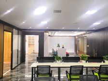 电梯口 业务区大 隔间多 元创国际260平 知名度高 地铁口