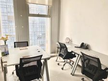 国际银行写字楼办公室,500起一个工位,无中介费,地址可注册