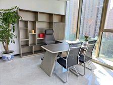 《全套家具,双面采光》华恒大厦241平精装带三隔间特惠租!