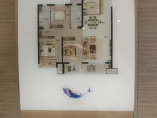 莱山区鲁商金茂125平|毛坯房南北通透户型|社区旁