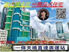 奥运站 西九龙生活圈 金融区精品式住宅 !低税购香港房