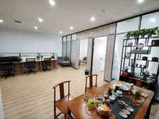 鄞州万达 慧和大厦120平 全新装修可配家具 空调独立