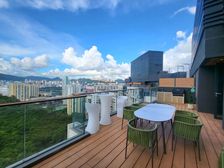 香港罕有複式,800呎空中花園,南北山景煙花景維多利亞港海景