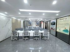 侯家塘1号线3号线地铁口出租,贺龙恒力卡瑞尔写字楼,带家具