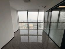 甲方直租 154平精装办公室 南向高楼层 李沧万达广场旁