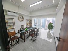 龙光世纪,九州国际,全新精装修带办公用具3加1格局高层