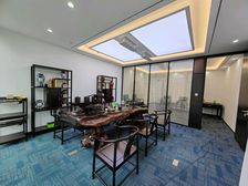 龙光世纪,九州国际,华润大厦,精装修1加1格局,带办公用具