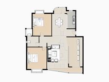 三室华良海景多层洋房环境好精装修拎包即住