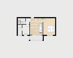 龙锦晓筑1室1厅南