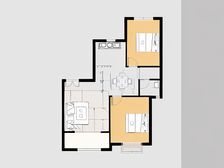 17年次新精装商品房,电梯两房,高区采光视野好