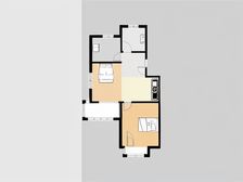 必看好房,一梯两户,阁楼与楼下面积一样大,蛮实用,价佃实惠额