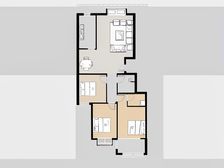 名门世家(济阳区) 3室1厅 南