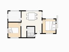 标准两房,全新住家装修,拎包即住