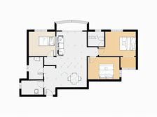 锦丽斯公寓 3室2厅 南