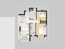 近春申站,次新品质小区,楼层好精装两房