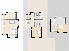自住美式装修风格的双拼别墅,带地暖 满五爲一有花园