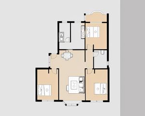 华贵苑3室1厅南