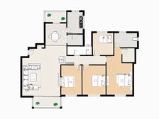 外國語桃苑地铁口比较少的电梯大平层精装修