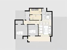 明园九龙湾 户型方正 视野开阔 出入方便