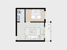 万达商圈内 交通配套齐全 中楼层 采光充足 视野开阔