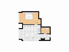 博雅国际朝西向一居室,视野好,无遮挡。