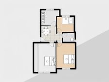 北二路五环小区顶楼出售,带小棚带暖气,总价低