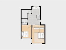 东陌堂新区 2室1厅 南 北