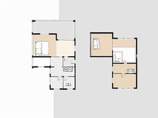 一期别墅,花园式的别墅。靠路边的